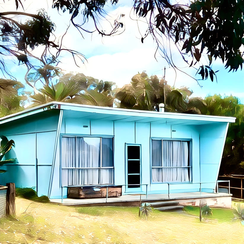 Waratah Shack Print