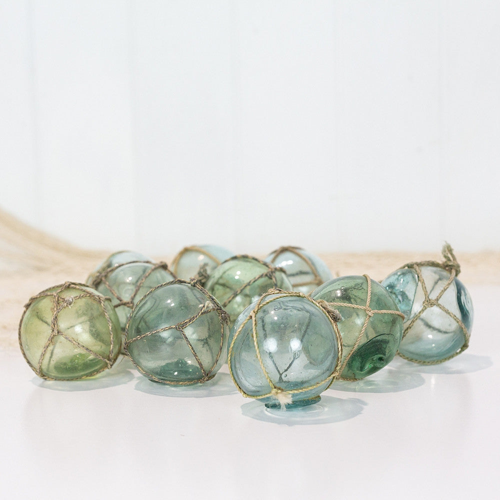 5 x Glass Floats (s) with Net