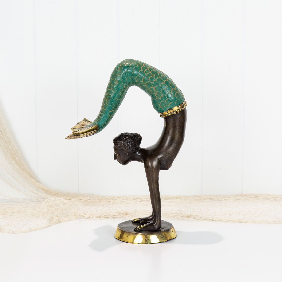 Mermaid Handstand - Green Tail  #0143