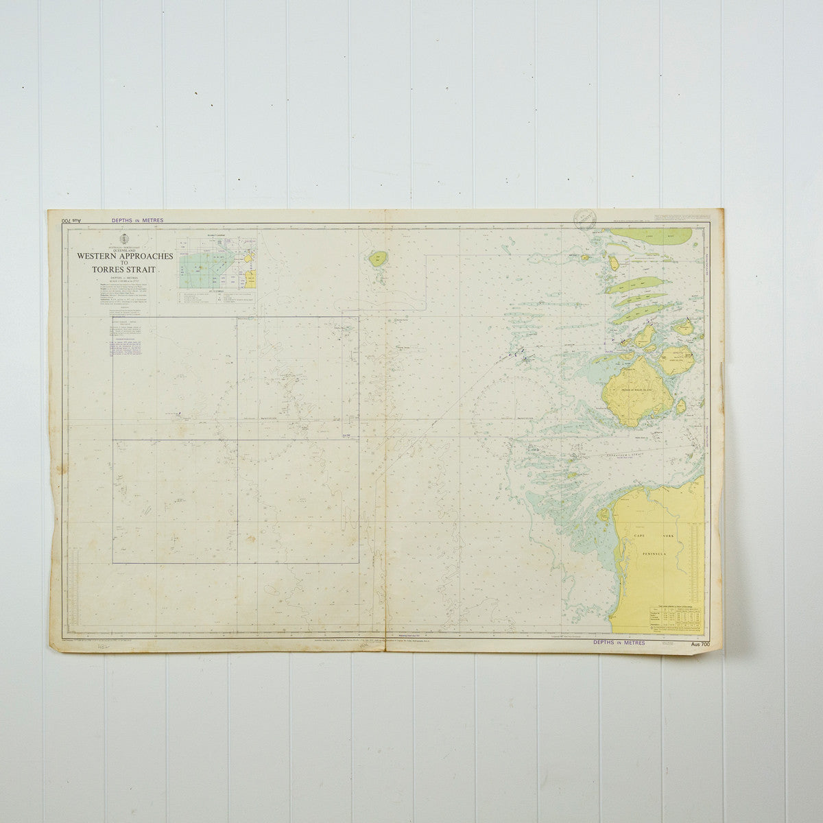 QLD - Western Approaches to Torres Strait Chart/Map