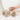 Set 5 x 2.5" Glass Float - Orange Rope  #0101O