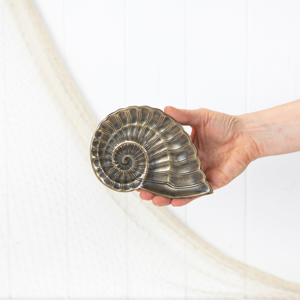 Nautilus Shell Dish - Dark  #093