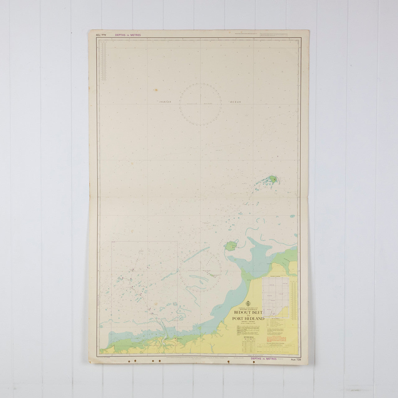 WA - Bedout Islet to Port Headland Chart/Map