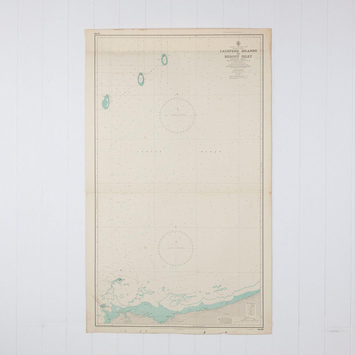 Islet Map/chart WA - Lacepede Island to Bedout Islet Western Sheet Chart/Map – Coastal ...