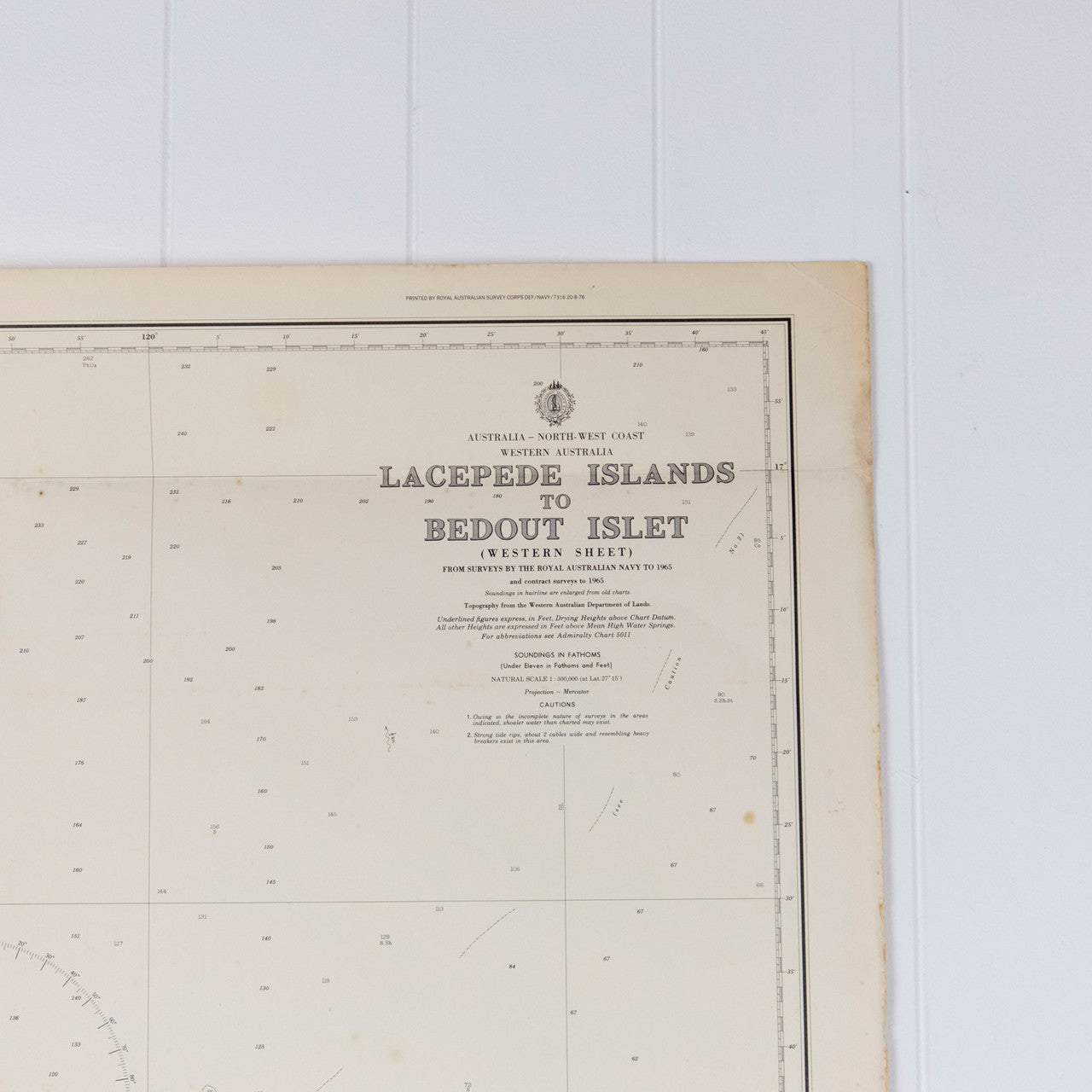 Islet Map/chart WA - Lacepede Island to Bedout Islet Western Sheet Chart/Map – Coastal ...