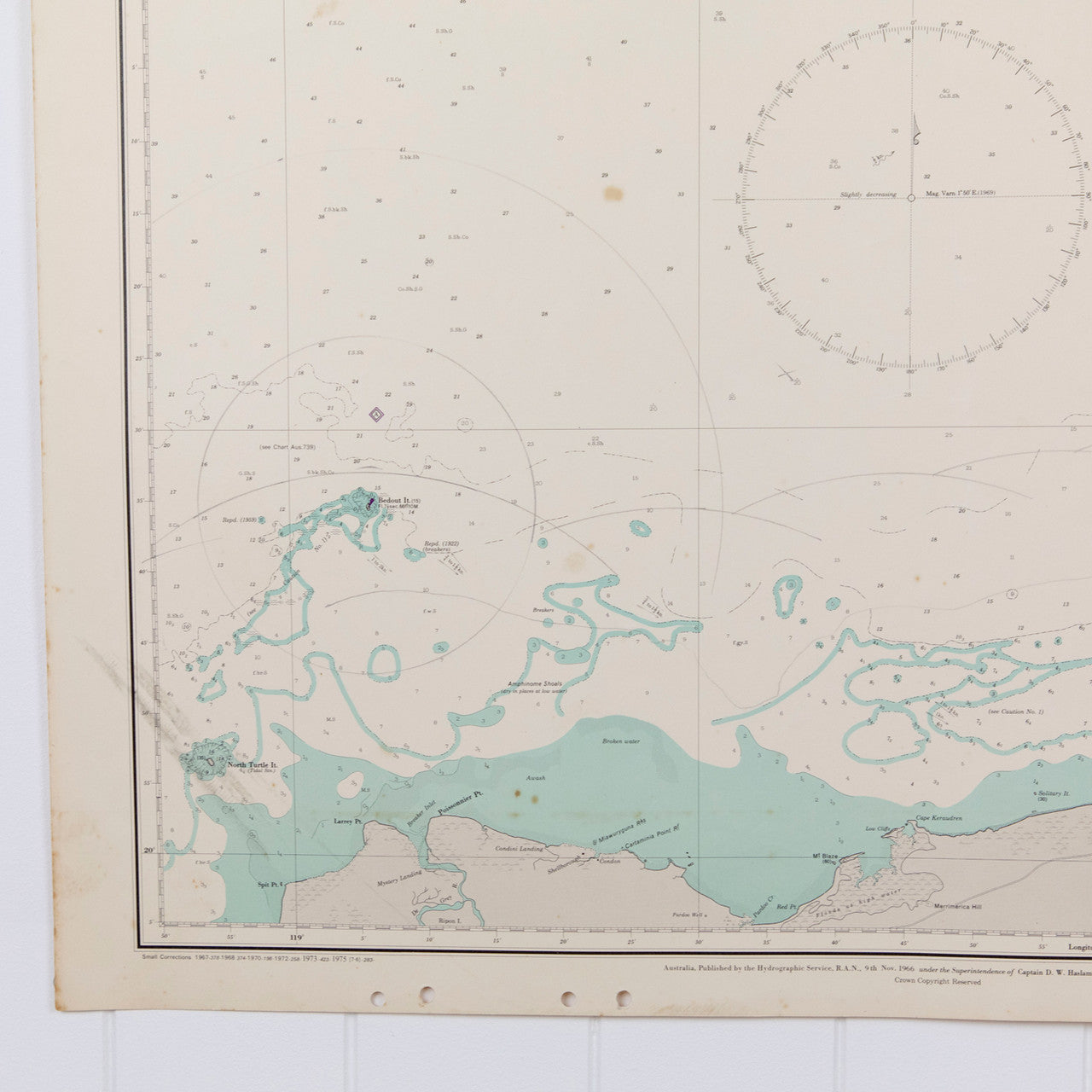 Islet Map/chart WA - Lacepede Island to Bedout Islet Western Sheet Chart/Map – Coastal ...