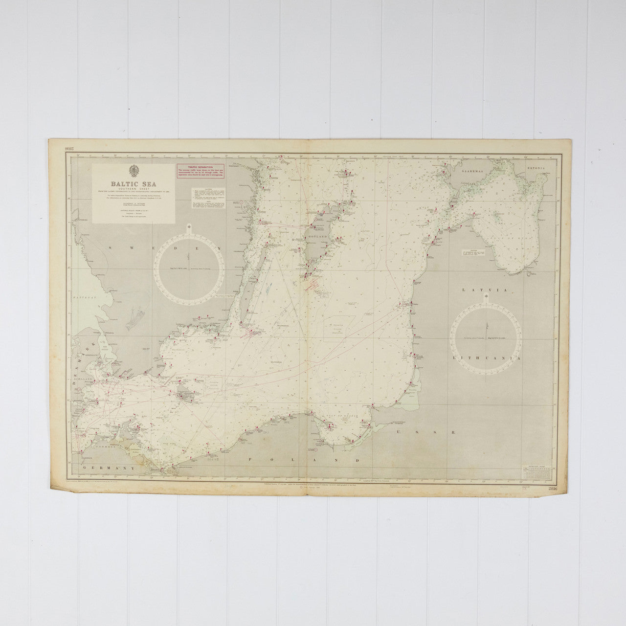 Baltic Sea - Southern Sheet Chart/Map