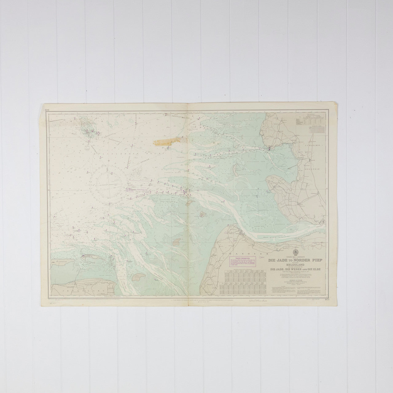 Germany - Die Jade to Norder Piep Chart/Map