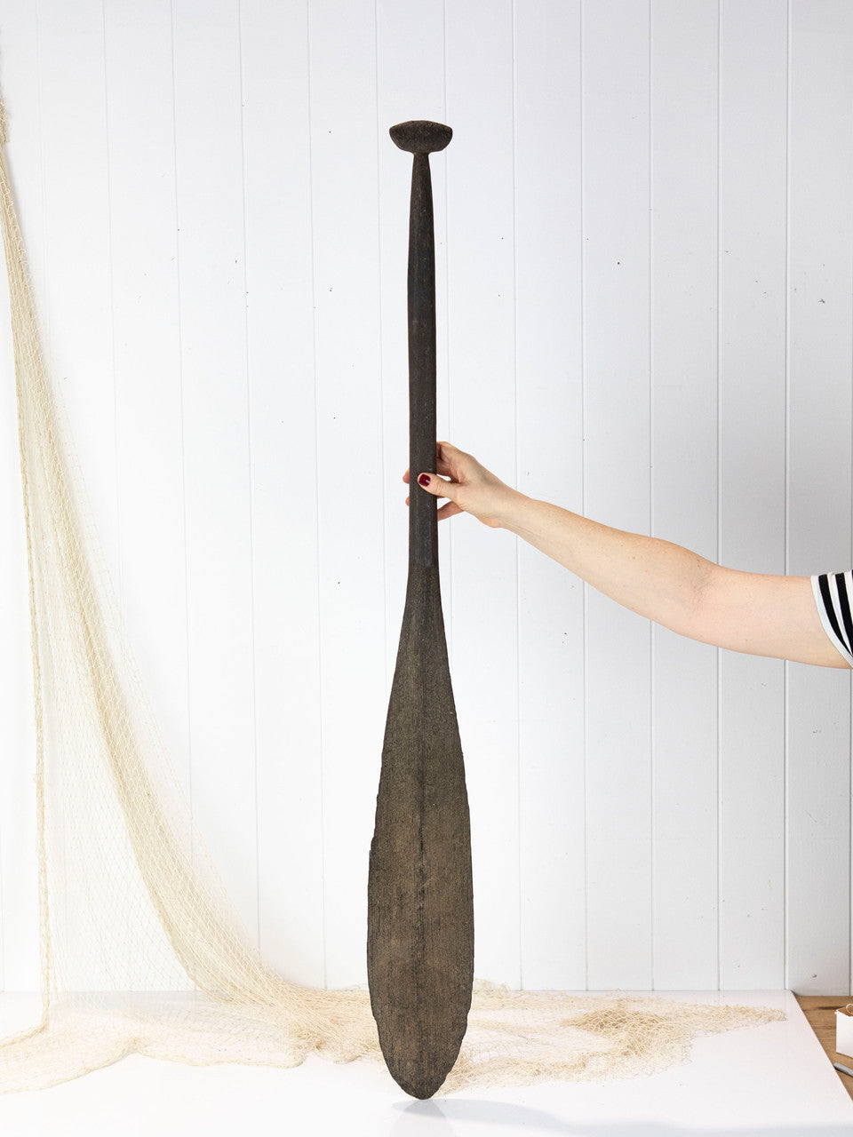 Antique Canoe Paddle #5553