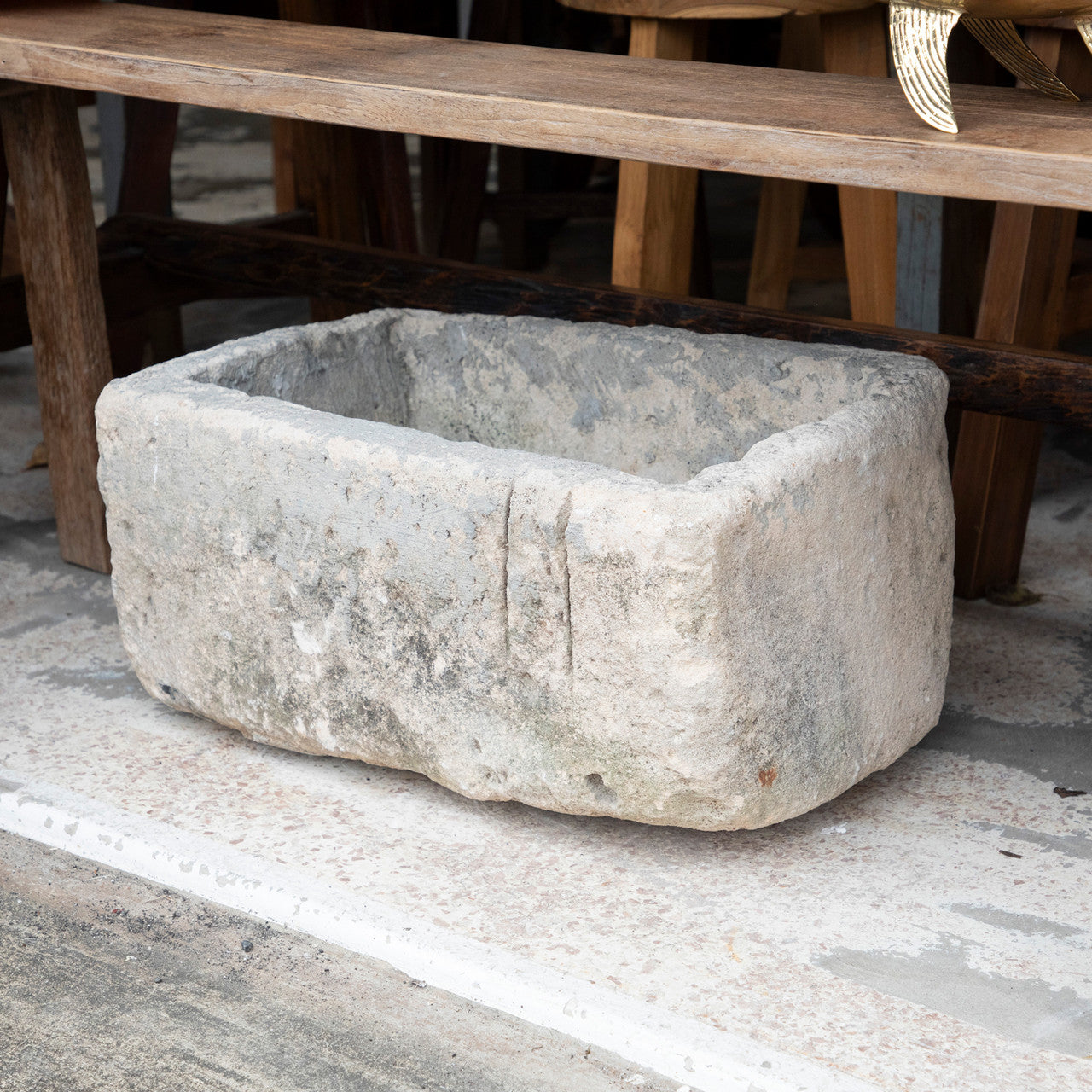 Antique Stone Trough #5776