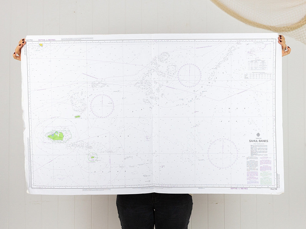 Timor Sea - Sahul BanksChart/Map