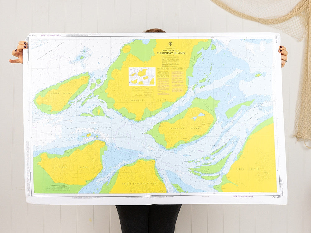 Torres Strait - Approaches to Thursday Island Chart/Map