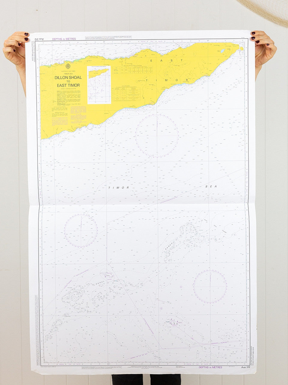 Timor Sea - Dillon Shoal to East Timor Chart/Map