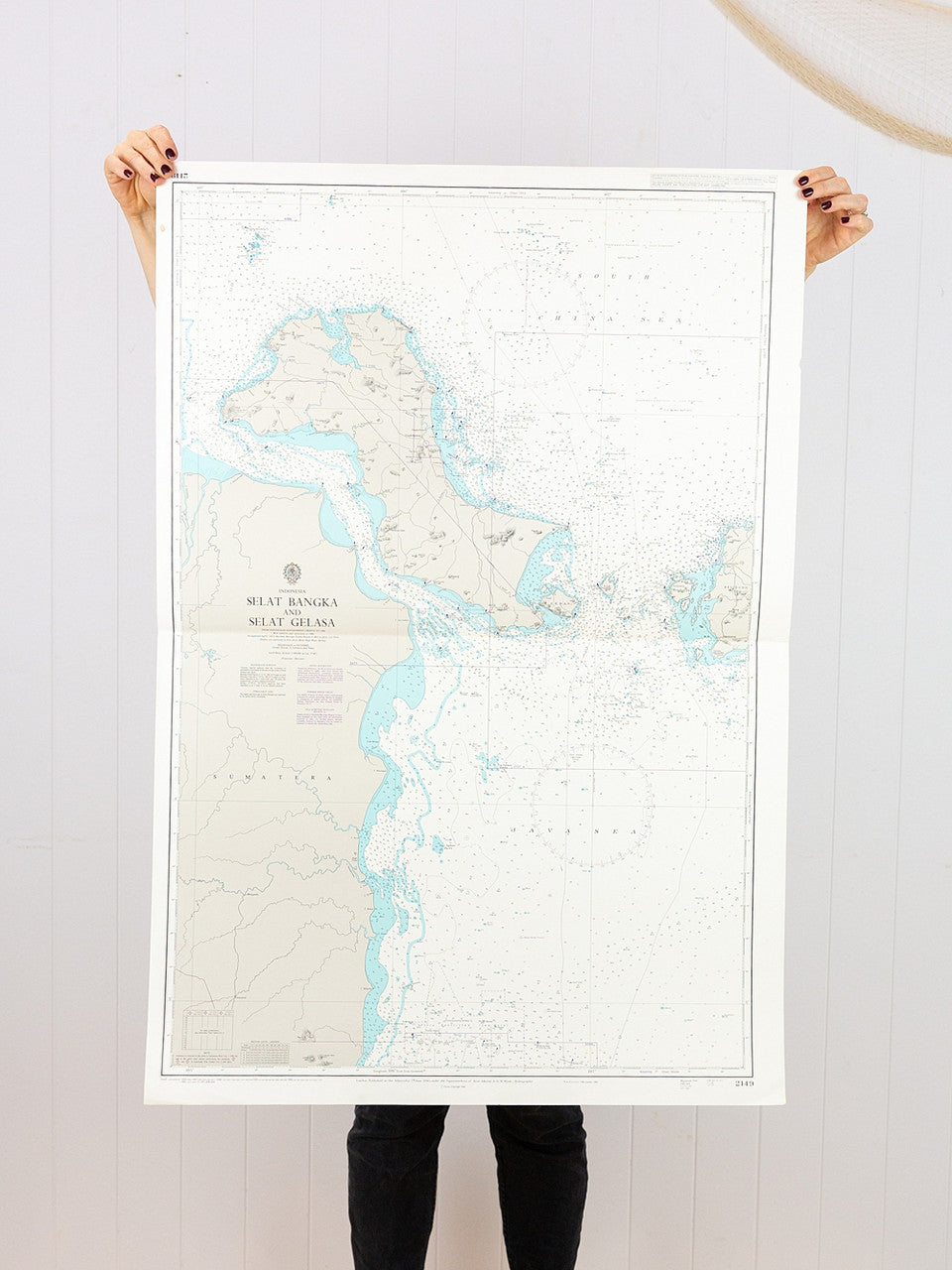 Indonesia - Selat Bangka and Selat Gelasa Chart/Map