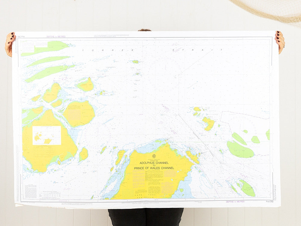 QLD - Adolphus Channel to Prince of Wales Channel Chart/Map
