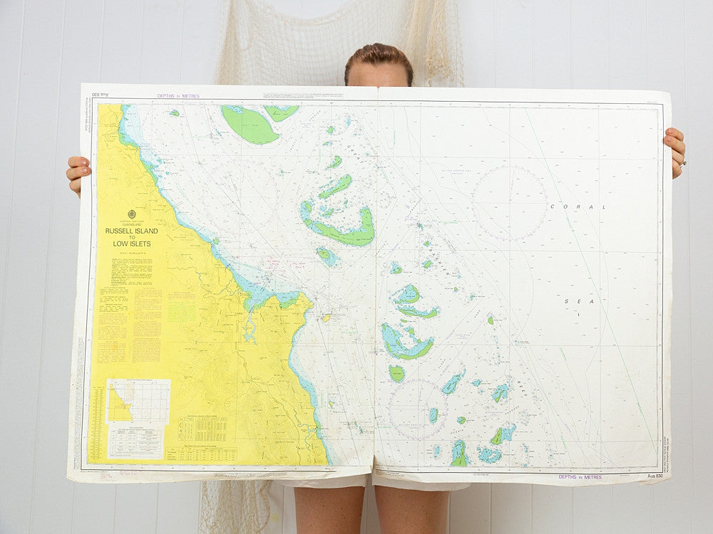 QLD - Russel Island to Low Islets Chart/Map