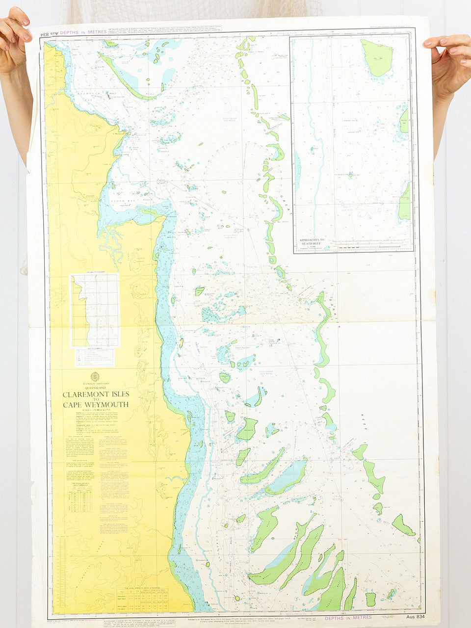QLD - Claremont Isles to Cape Weymouth  Chart/Map