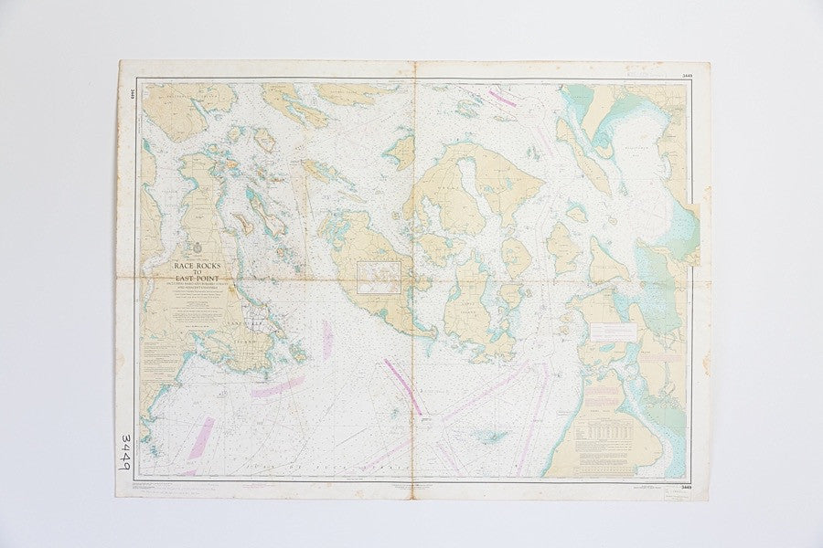 Canada -Race Rocks to East Point Chart/Map