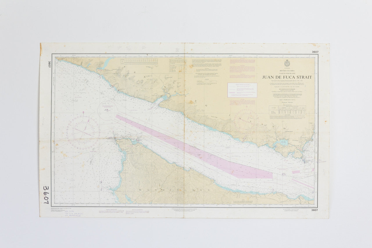 Canada - Juan De Fuca Chart/Map